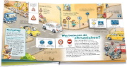 Buchcover und Innenansicht für das Buch: WAS IST WAS Junior Band 28. Im Straßenverkehr