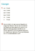 Buchcover und Innenansicht für das Buch: Fit für Deutsch 2. Klasse. Mein 5-Minuten-Block