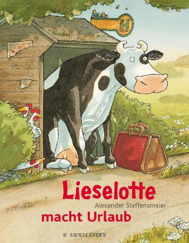 Buchcover und Innenansicht für das Buch: Lieselotte macht Urlaub