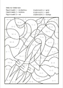 Buchcover und Innenansicht für das Buch: LERNSTERN. Mein Mathe-Malblock. Rechnen bis 10