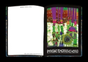 Buchcover und Innenansicht für das Buch: Hundertwasser Agenda 2027. Tagesplaner