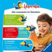 Buchcover und Innenansicht für das Buch: Leserabe 2. Lesestufe - Ein Fall für die Skater-Bande