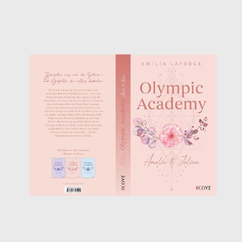 Buchcover und Innenansicht für das Buch: Olympic Academy 2: Amelie & Julien