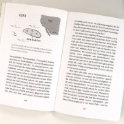 Buchcover und Innenansicht für das Buch: Wenn Haie leuchten