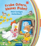 Buchcover und Innenansicht für das Buch: Frohe Ostern, kleines Huhn!