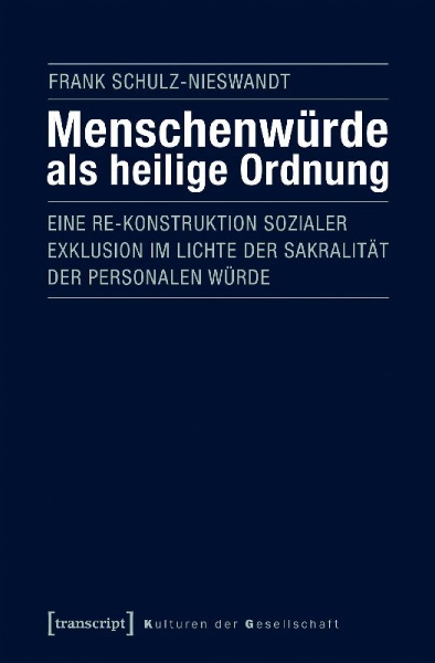 Buchcover und Innenansicht für das Buch: Menschenwürde als heilige Ordnung