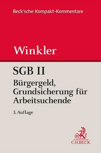 Buchcover und Innenansicht für das Buch: SGB II Bürgergeld. Grundsicherung für Arbeitsuchende