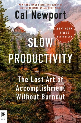 Buchcover und Innenansicht für das Buch: Slow Productivity