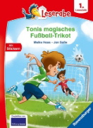 Buchcover und Innenansicht für das Buch: Leserabe 1. Lesestufe - Tonis magisches Fußball-Trikot