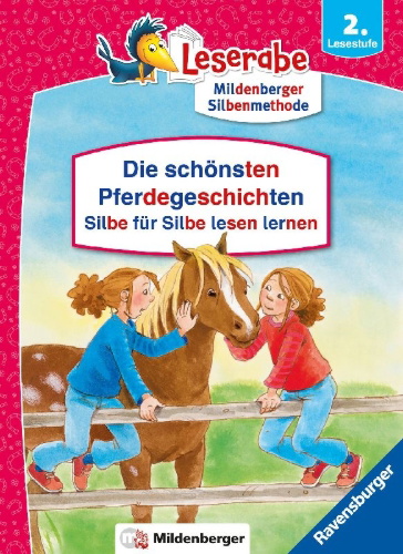 Buchcover und Innenansicht für das Buch: Leserabe Sonderausgaben - Die schönsten Pferdegeschichten - Silbe für Silbe lesen lernen