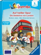 Buchcover und Innenansicht für das Buch: Leserabe 2. Lesestufe - Auf heißer Spur - Die Detektive von London