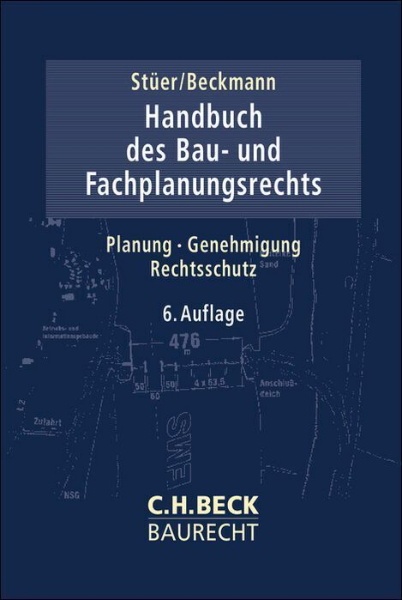 Buchcover und Innenansicht für das Buch: Handbuch des Bau- und Fachplanungsrechts