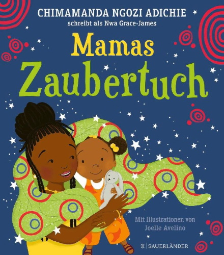 Buchcover und Innenansicht für das Buch: Mama`s Sleeping Scarf