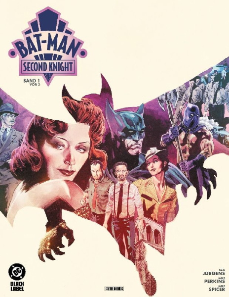 Buchcover und Innenansicht für das Buch: Bat-Man: Second Knight #1