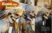 Buchcover und Innenansicht für das Buch: WAS IST WAS Mumien und Moorleichen. Was sie uns erzählen