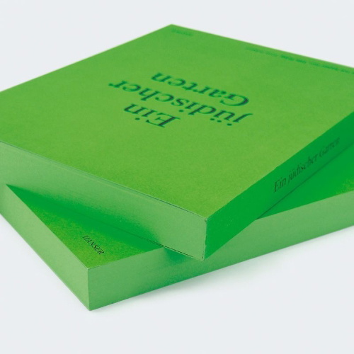 Buchcover und Innenansicht für das Buch: Ein jüdischer Garten