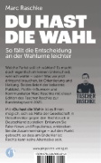 Buchcover und Innenansicht für das Buch: Du hast die Wahl