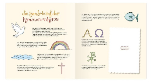 Buchcover und Innenansicht für das Buch: Meine Erstkommunion