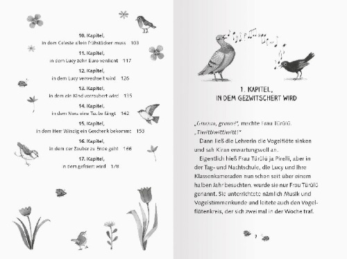 Buchcover und Innenansicht für das Buch: Die Schule für Tag- und Nachtmagie, Band 4: Der geheime Rettungszauber