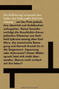Buchcover und Innenansicht für das Buch: Die jüdische Wunde
