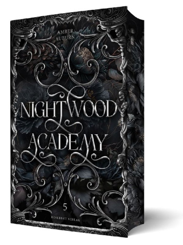 Buchcover und Innenansicht für das Buch: Nightwood Academy 5 - Dark Romantasy Serie