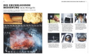 Buchcover und Innenansicht für das Buch: Weber's Pelletgrillbibel