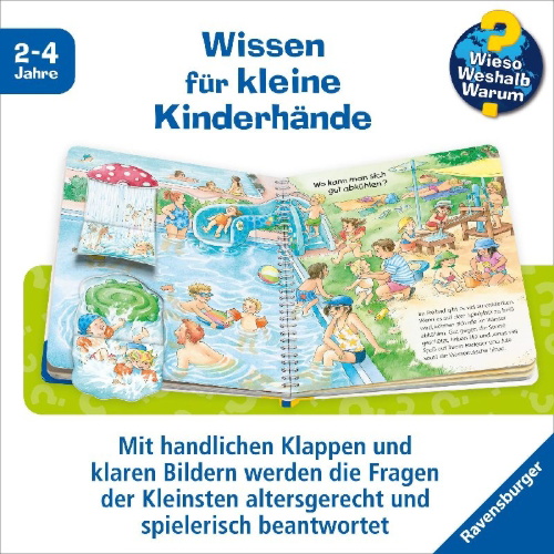 Buchcover und Innenansicht für das Buch: Wieso? Weshalb? Warum? junior, Band 60: Was machen wir im Sommer?