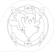 Buchcover und Innenansicht für das Buch: Pokémon Activity-Buch: Mandala-Malspaß