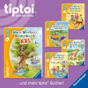 Buchcover und Innenansicht für das Buch: tiptoi® Mein Wörter-Bilderbuch XXL