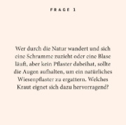 Buchcover und Innenansicht für das Buch: Kräuter-Quiz