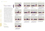 Buchcover und Innenansicht für das Buch: Yin Yoga für die Faszien