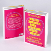 Buchcover und Innenansicht für das Buch: Was Sie (wirklich) über Erziehung wissen müssen