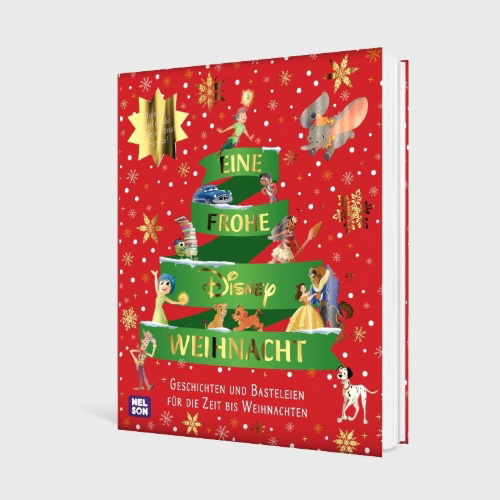 Buchcover und Innenansicht für das Buch: Disney Vorlesebuch: Eine frohe Disney Weihnacht
