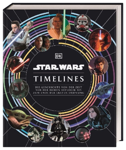 Buchcover und Innenansicht für das Buch: Star Wars Timelines