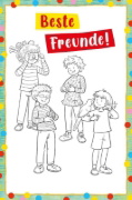 Buchcover und Innenansicht für das Buch: Conni Gelbe Reihe (Beschäftigungsbuch): Connis kunterbunte Kartengrüße