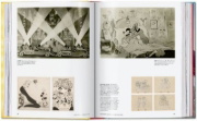 Buchcover und Innenansicht für das Buch: Walt Disneys Mickey Mouse. Die ultimative Chronik