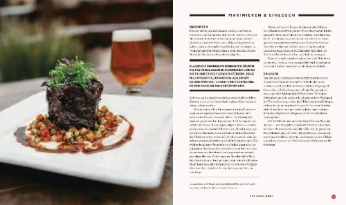 Buchcover und Innenansicht für das Buch: The Beer & Food Companion