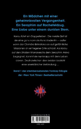 Buchcover und Innenansicht für das Buch: Daughter of Smoke and Bone