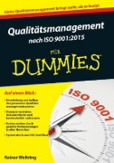 Buchcover und Innenansicht für das Buch: Qualitätsmanagement nach ISO 9001:2015 für Dummies