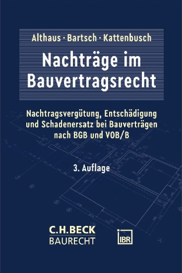 Buchcover und Innenansicht für das Buch: Nachträge im Bauvertragsrecht