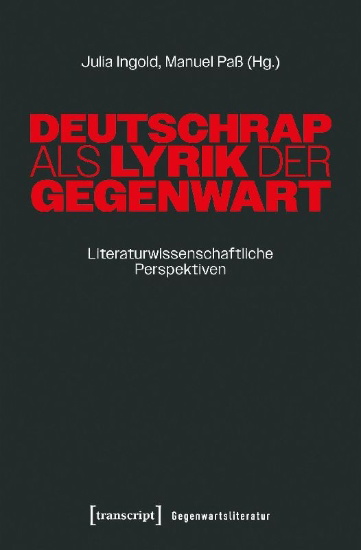 Buchcover und Innenansicht für das Buch: Deutschrap als Lyrik der Gegenwart