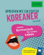 Buchcover und Innenansicht für das Buch: PONS Sprechen wie ein echter Koreaner (m|w|d)