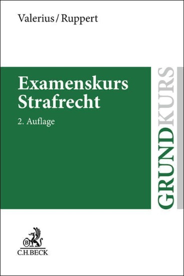 Buchcover und Innenansicht für das Buch: Examenskurs Strafrecht