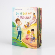 Buchcover und Innenansicht für das Buch: Das ist doch nur für Mädchen!