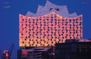 Buchcover und Innenansicht für das Buch: Elbphilharmonie Hamburg. (English Hardcover)