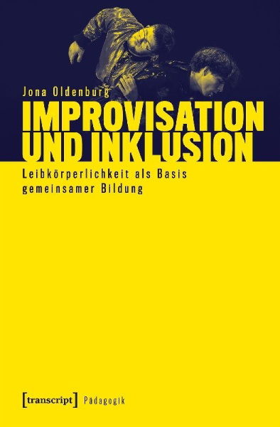 Buchcover und Innenansicht für das Buch: Improvisation und Inklusion