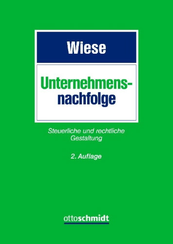 Buchcover und Innenansicht für das Buch: Unternehmensnachfolge