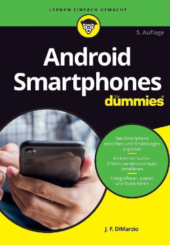 Buchcover und Innenansicht für das Buch: Android Smartphones für Dummies