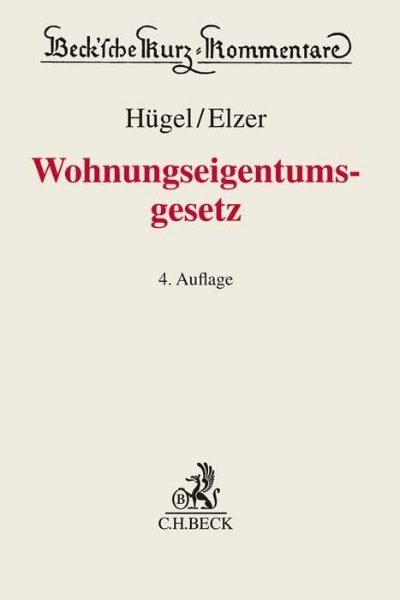 Buchcover und Innenansicht für das Buch: Wohnungseigentumsgesetz. WEG