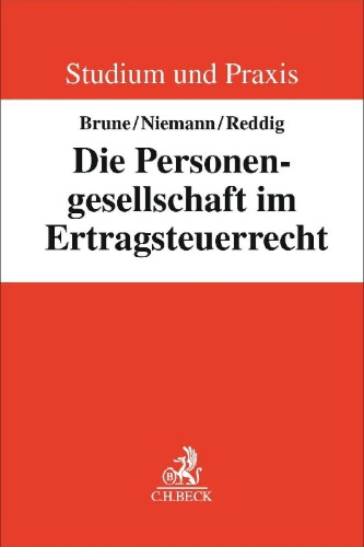 Buchcover und Innenansicht für das Buch: Die Personengesellschaft im Ertragsteuerrecht